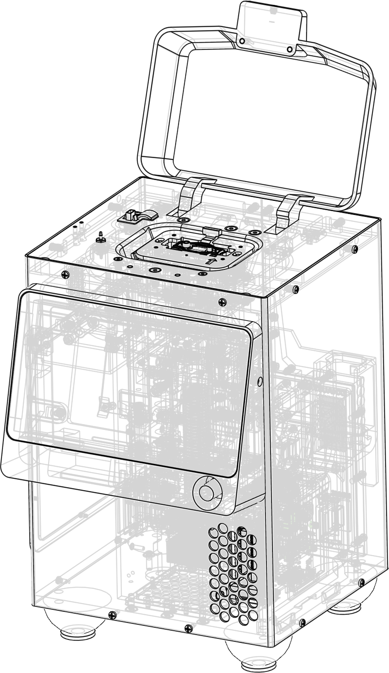 Remoscope instrument — internal components revealed